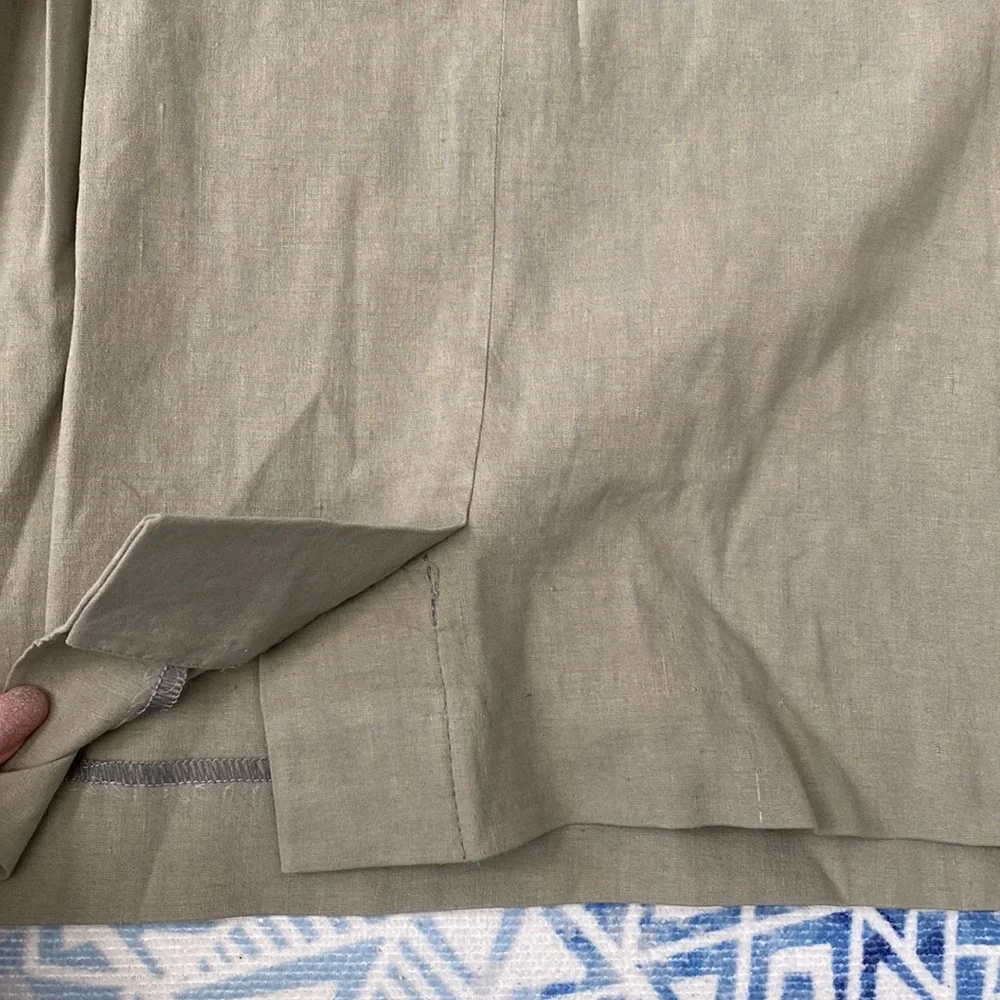 Theory Linen Blend Dress - Picture 7 of 8